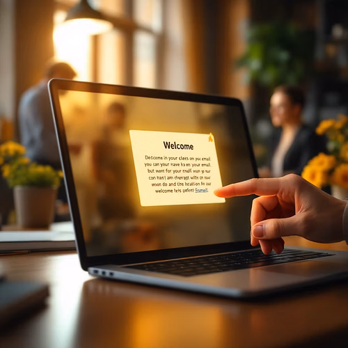 Welcome email sequence